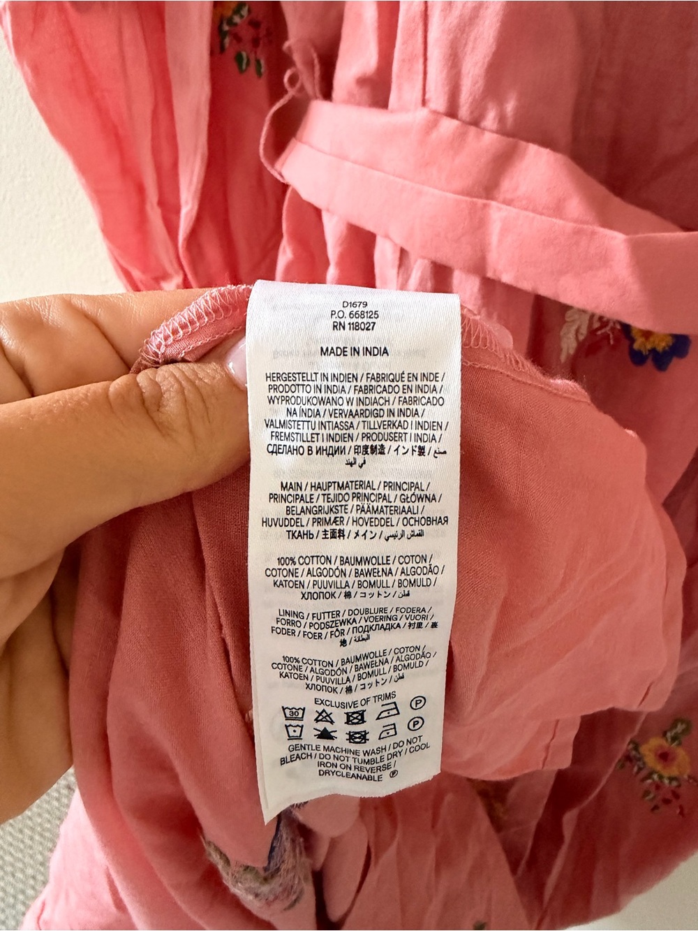 Boden Embroidered Shirt Dress - Picture 7 of 8
